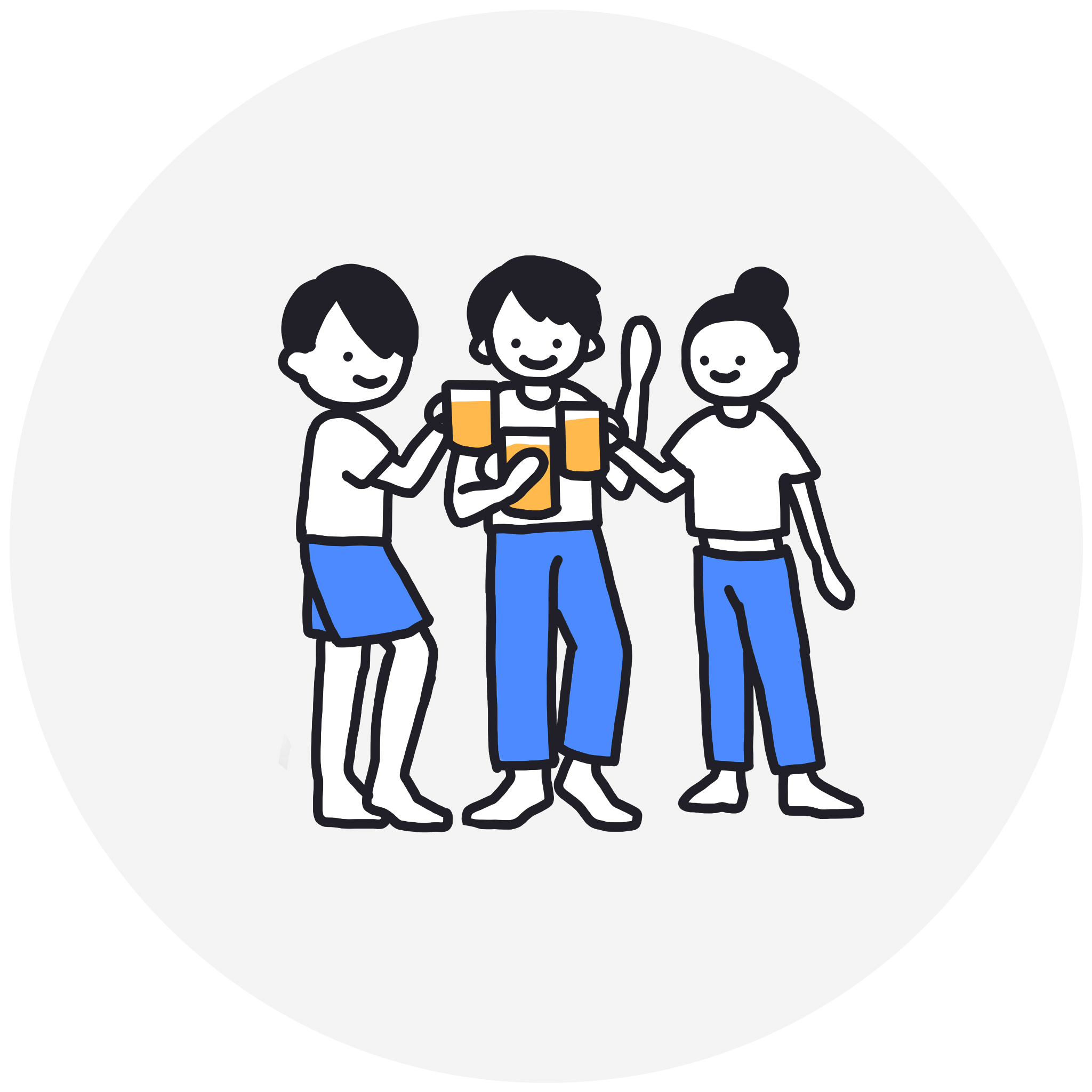 実効性のある福利厚生のイラスト