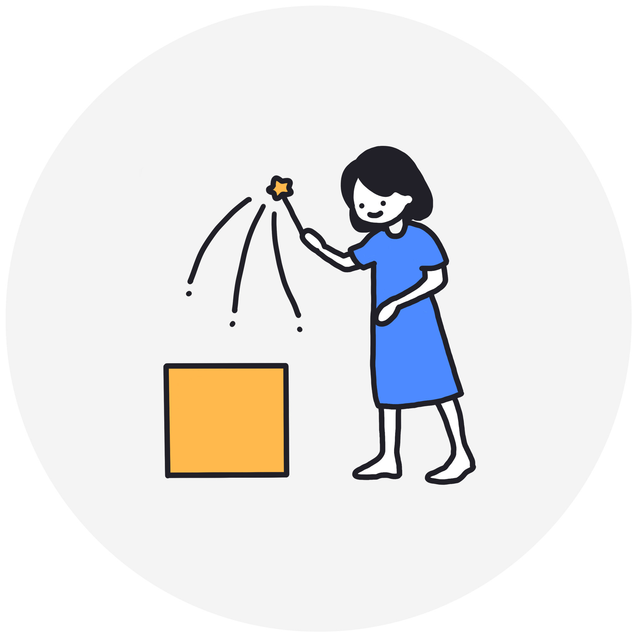 よしな力のイラスト